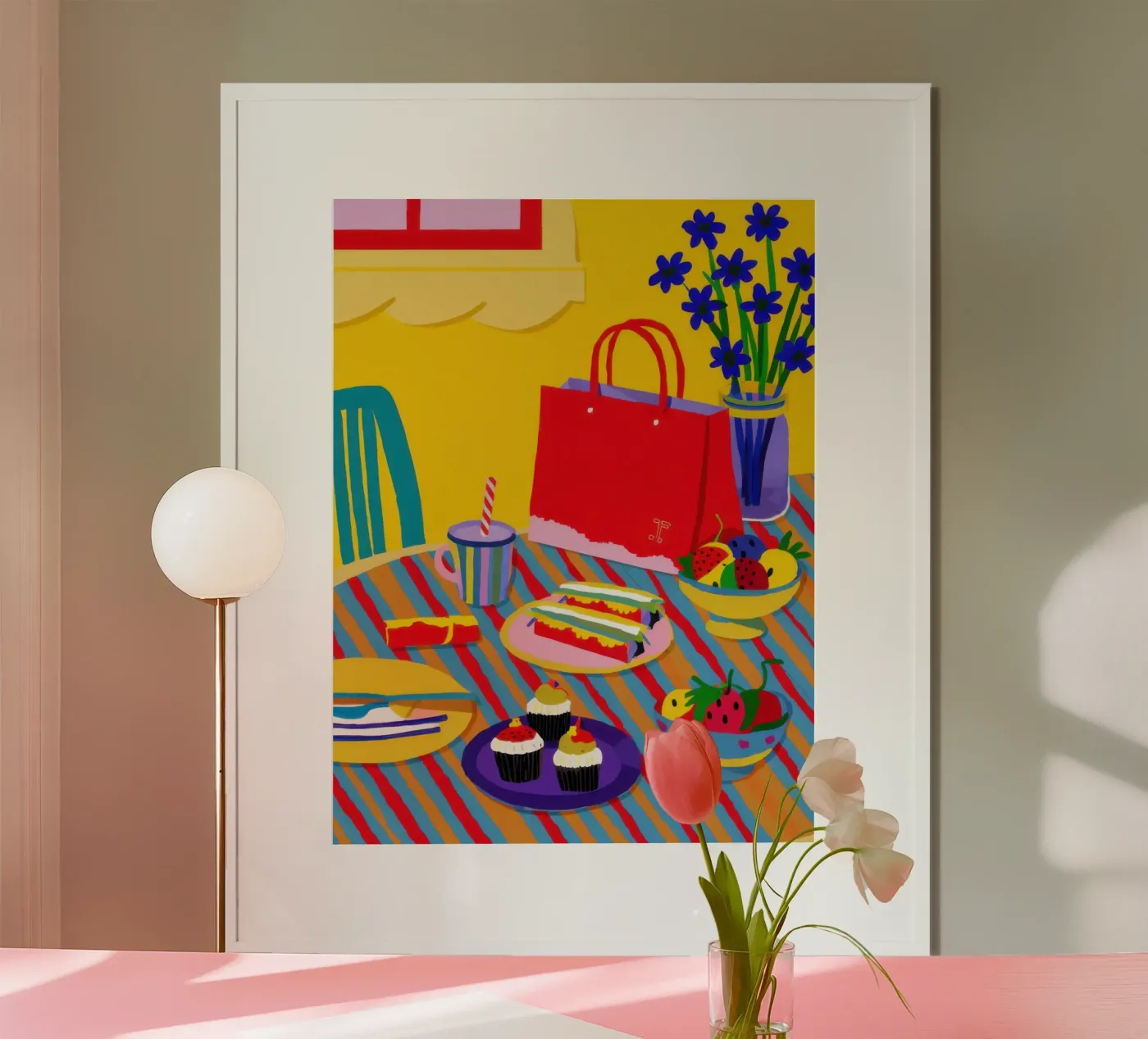 Bountiful Dinner Spread poster by Sun Riser