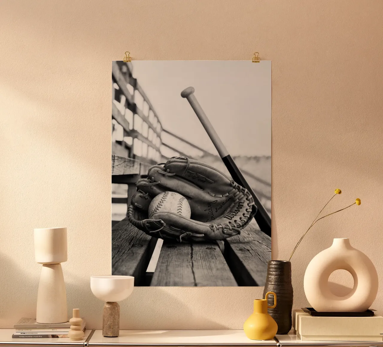 Baseball-Essentials Poster von blacsteel