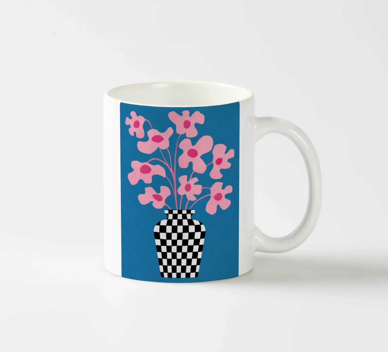 Petali a scacchiera Pop tazza in ceramica da Sun Riser