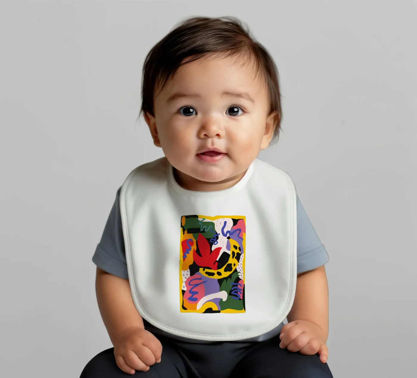 Forme caotiche e gioiose bavaglino da Sun Riser