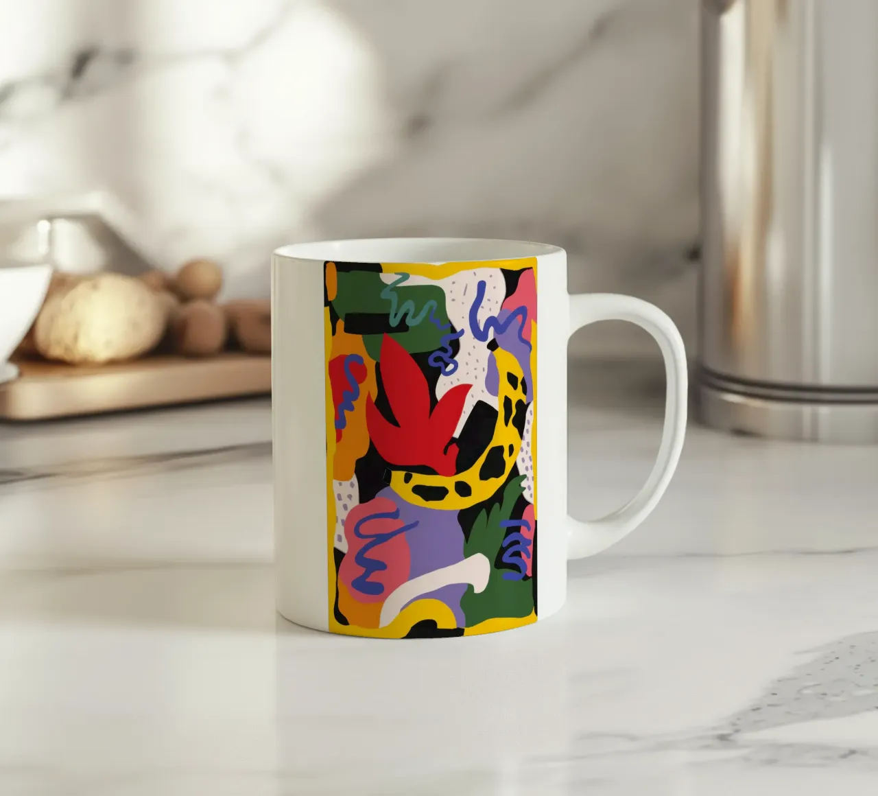 Forme caotiche e gioiose tazza in ceramica da Sun Riser