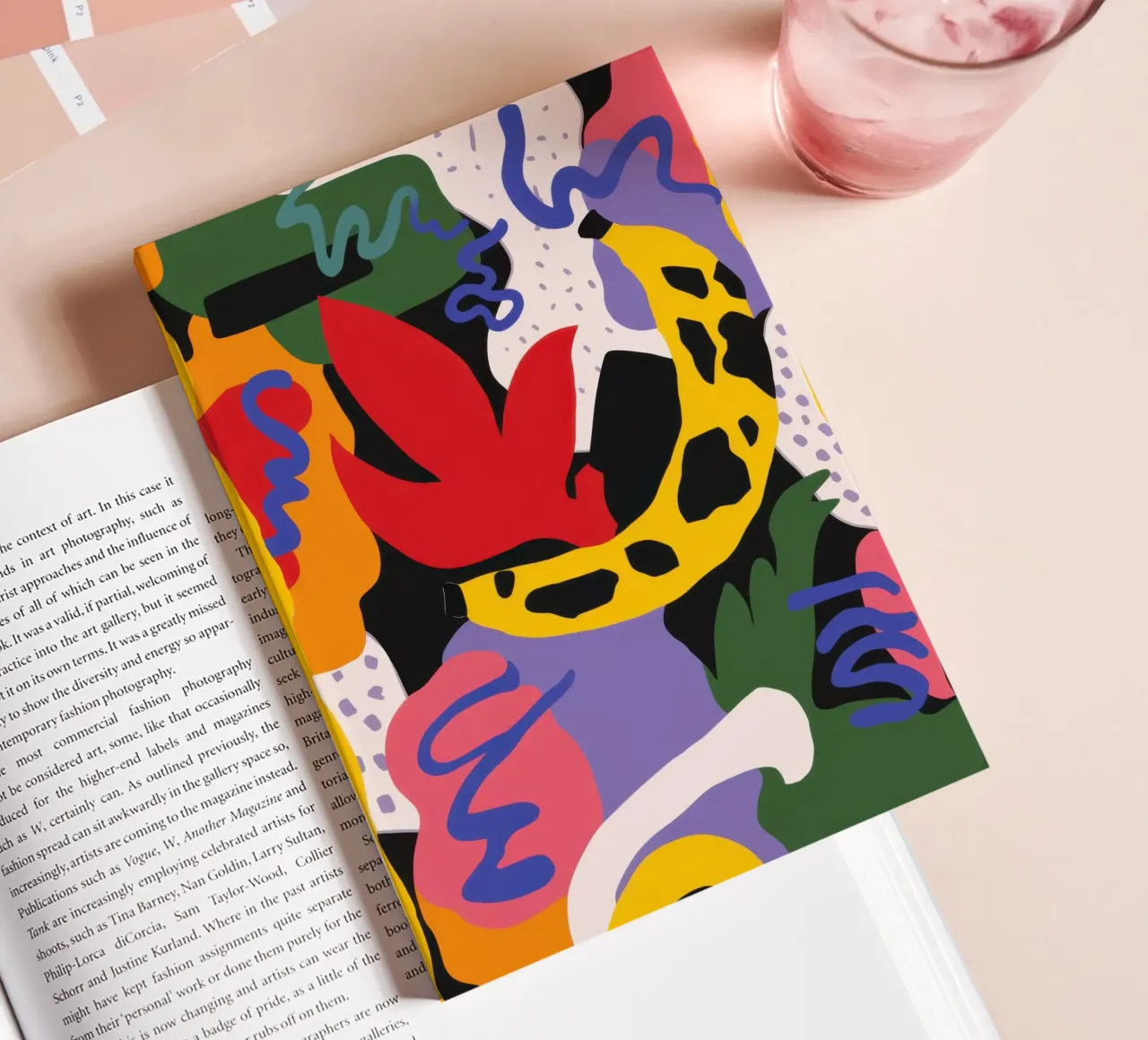 Chaotic Joyful Forms notebook by Sun Riser