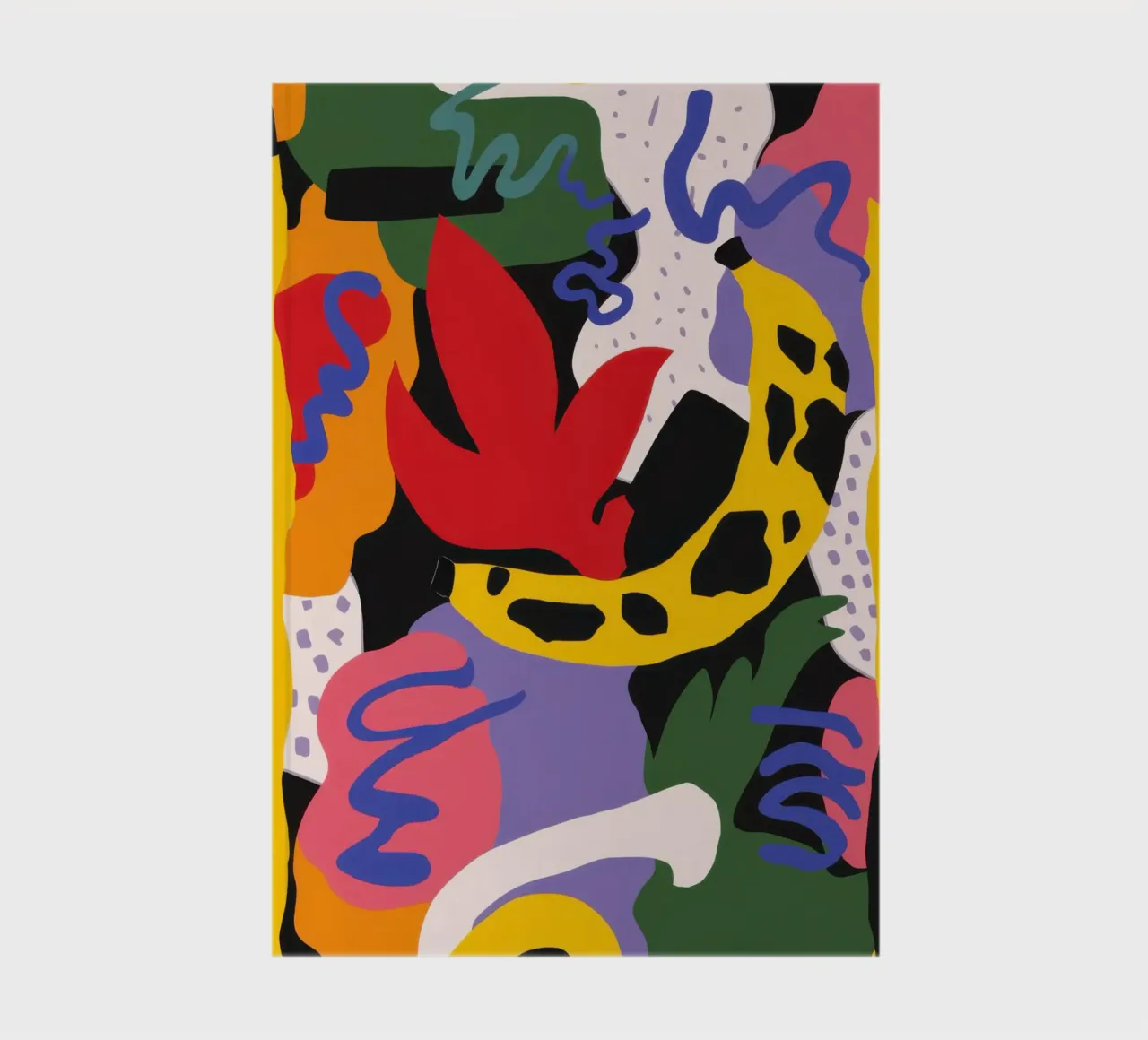 Chaotic Joyful Forms notebook by Sun Riser