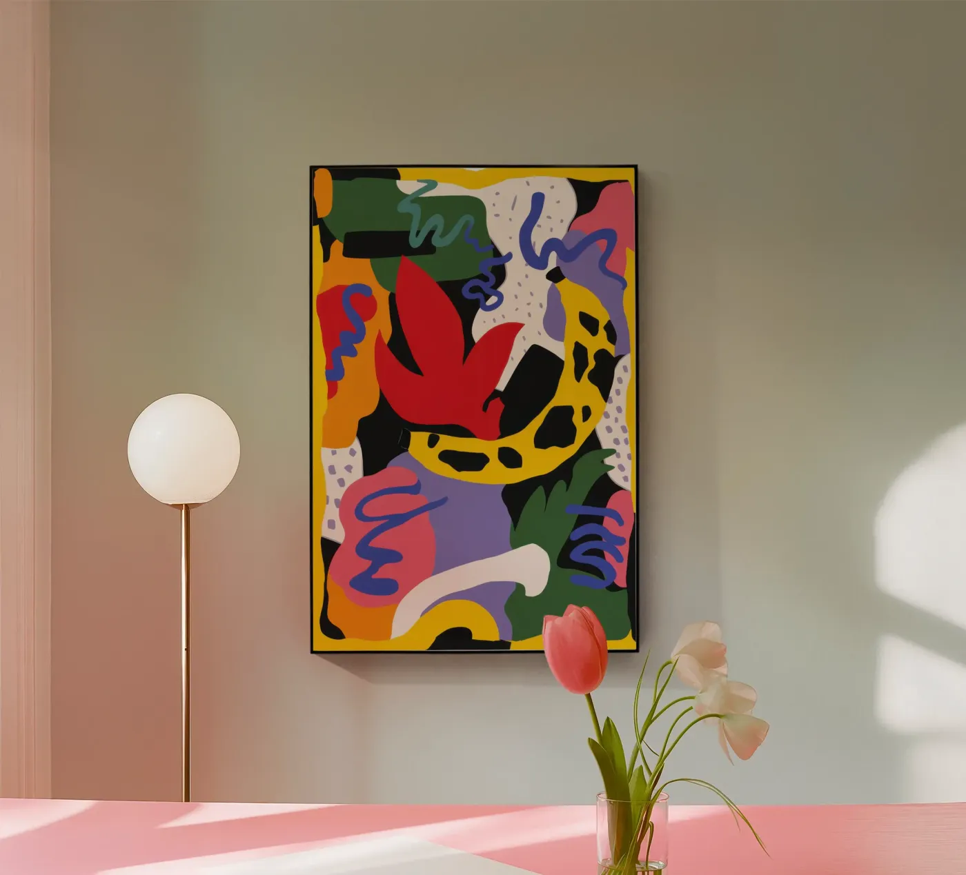 Chaotic Joyful Forms acryl van Sun Riser