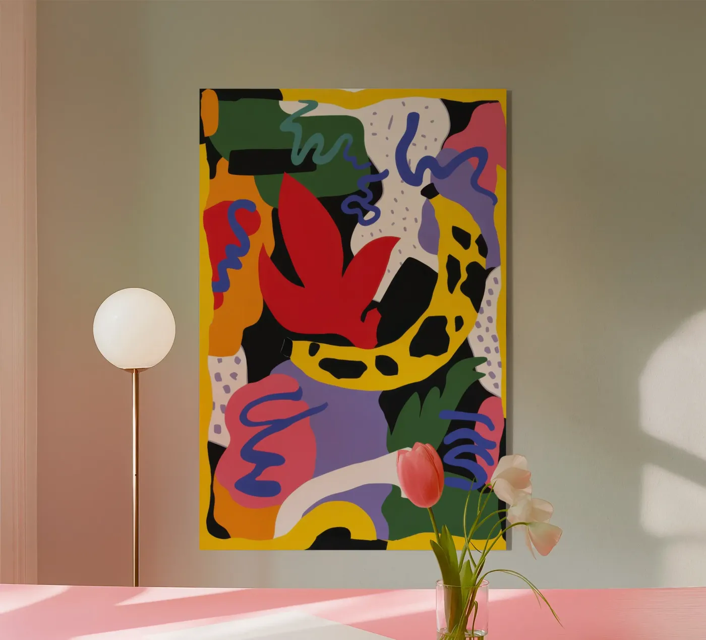 Chaotic Joyful Forms acryl van Sun Riser