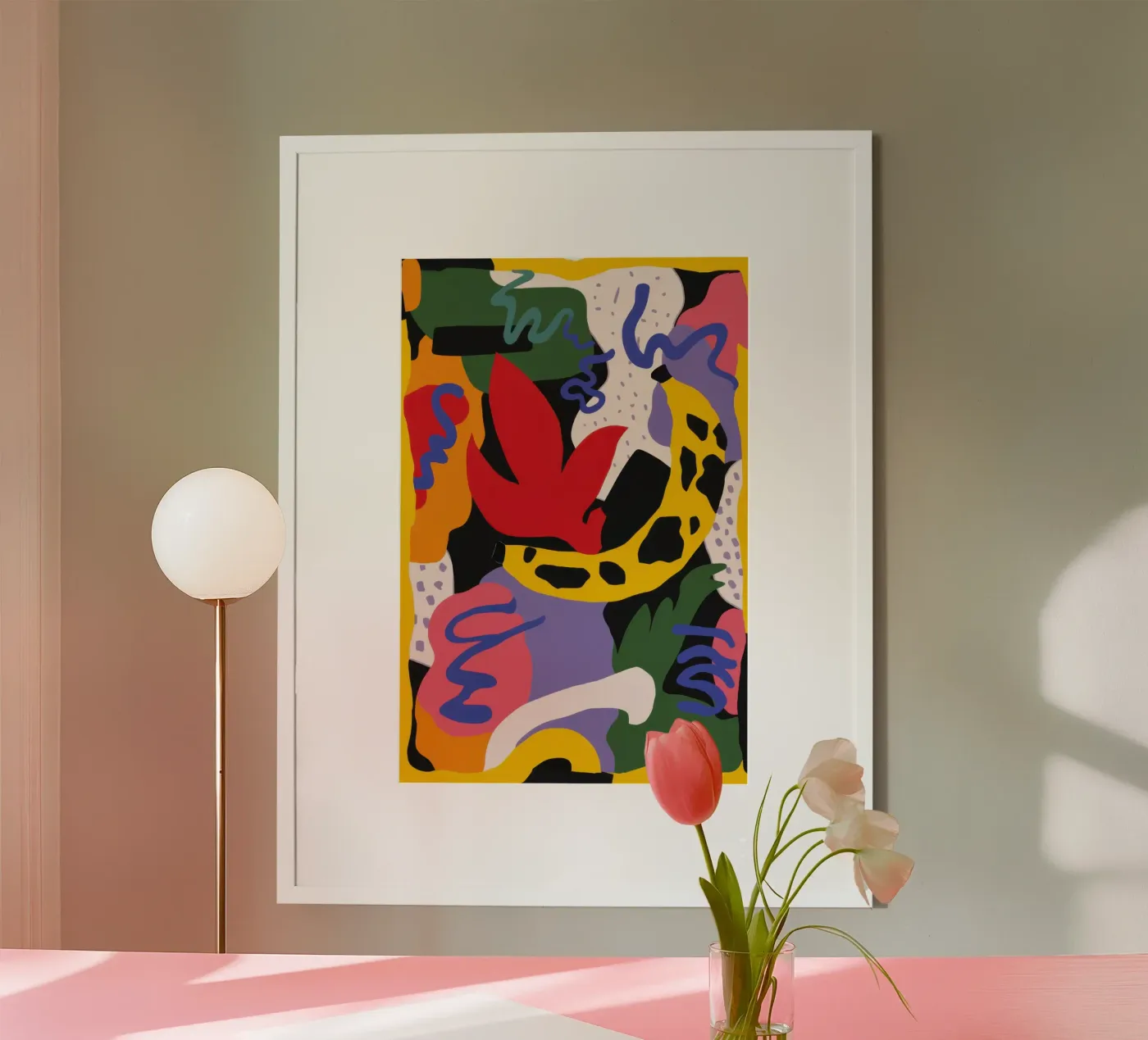 Chaotic Joyful Forms poster by Sun Riser