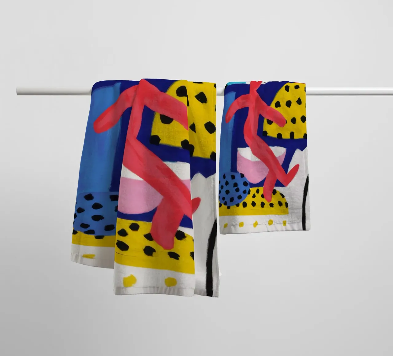 Dancing Forms Fiesta towel by Sun Riser