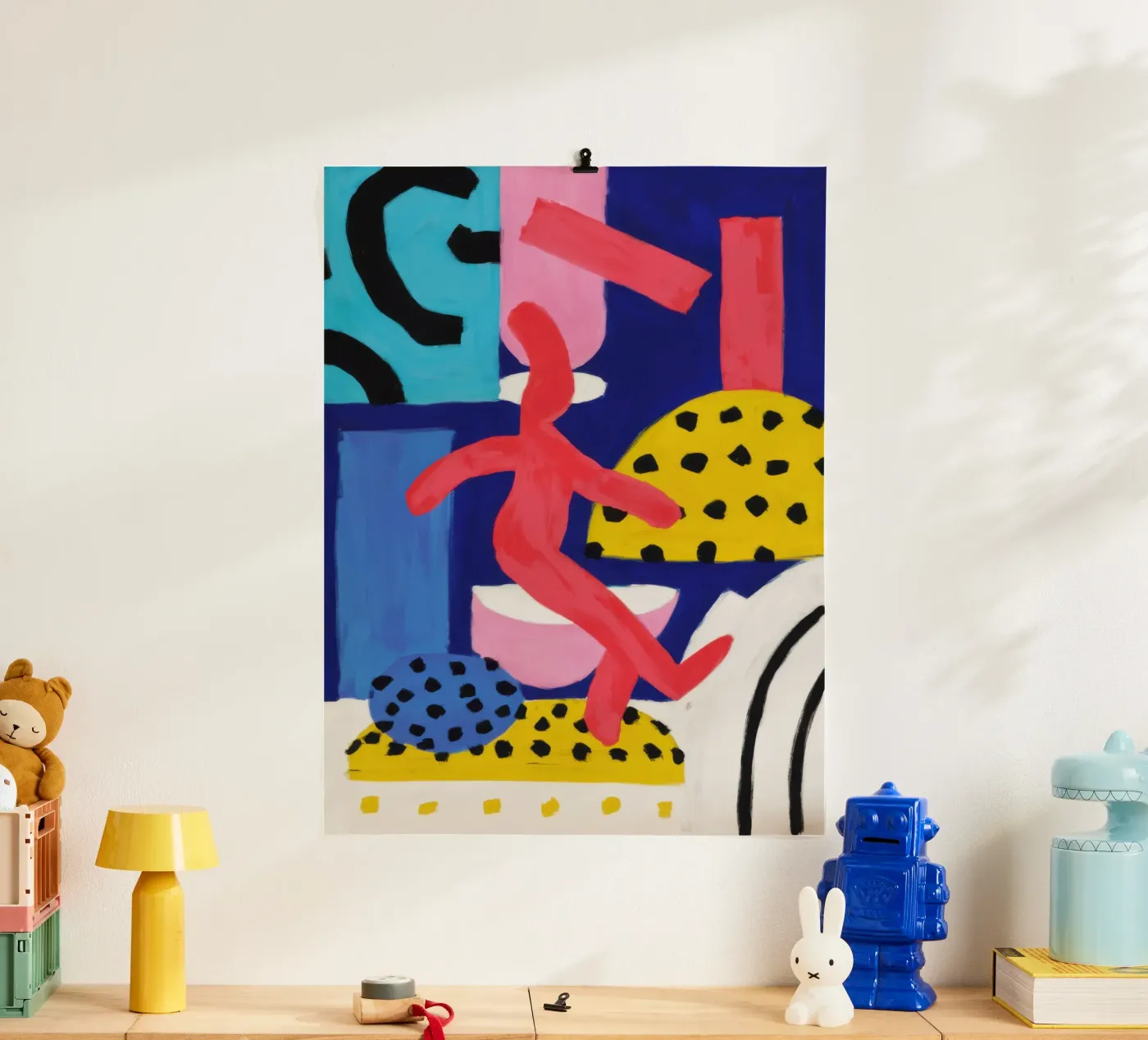 Dancing Forms Fiesta poster by Sun Riser