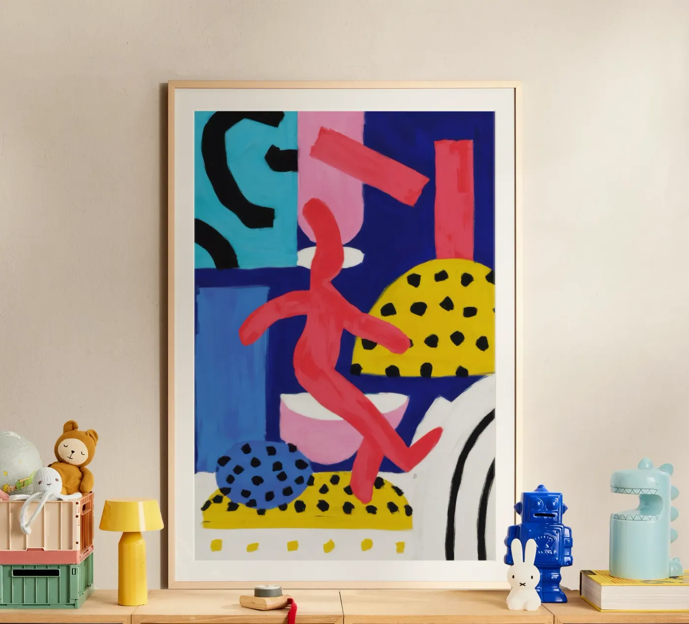 Dancing Forms Fiesta poster by Sun Riser