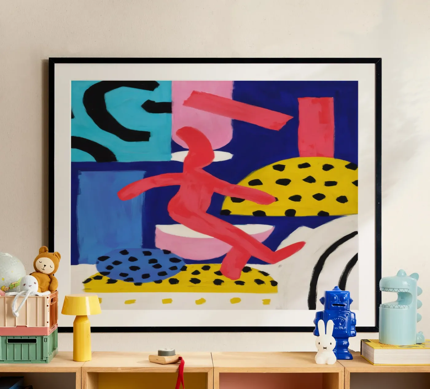 Dancing Forms Fiesta poster by Sun Riser