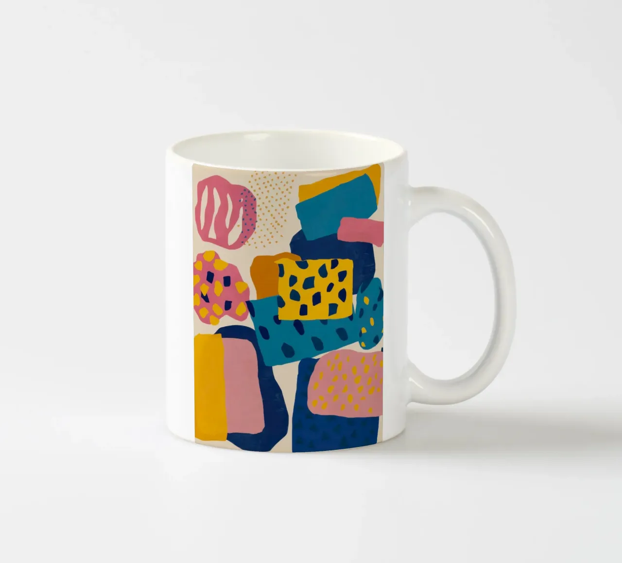 Forma cubista Fiesta tazza in ceramica da Sun Riser