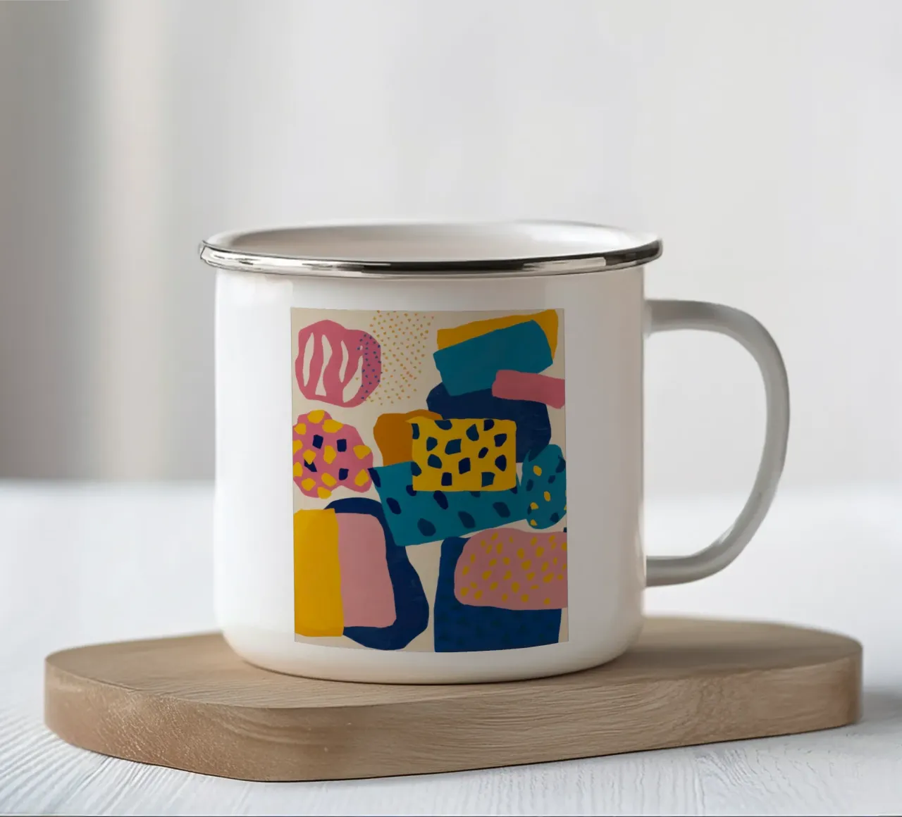 Forma cubista Fiesta tazza in smalto da Sun Riser