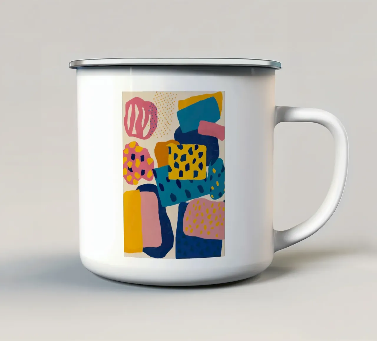 Forma cubista Fiesta tazza in smalto da Sun Riser