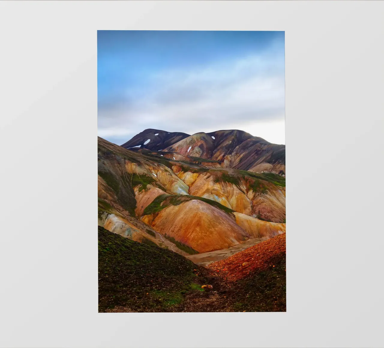 Colorful volcanic mountains telo in pvc da Fjöllart