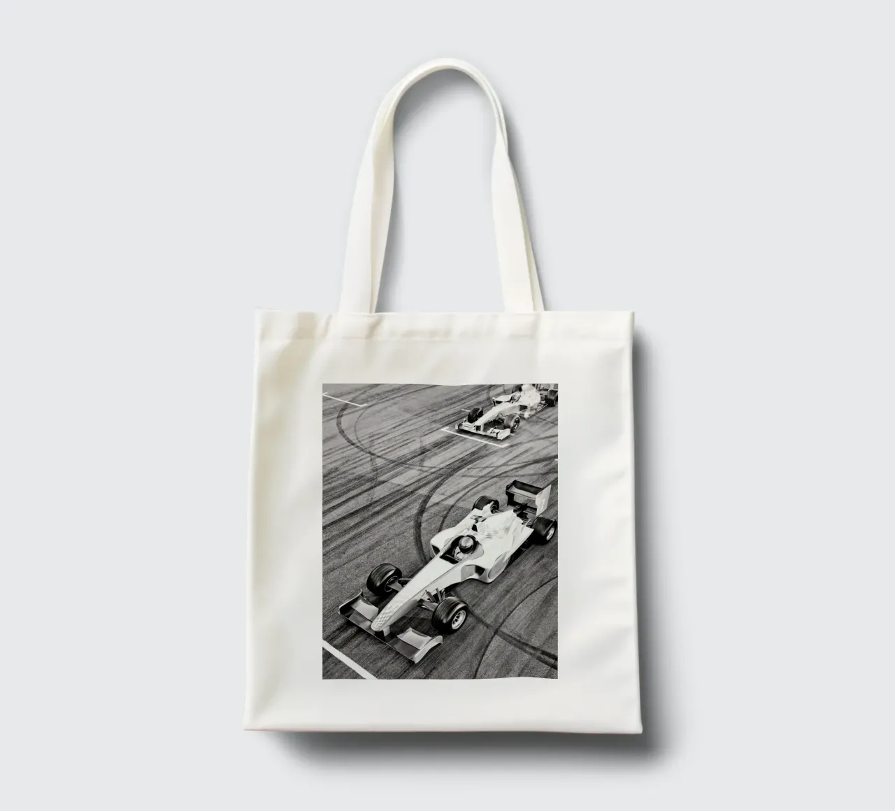 Auto da corsa borsa in juta da blacsteel