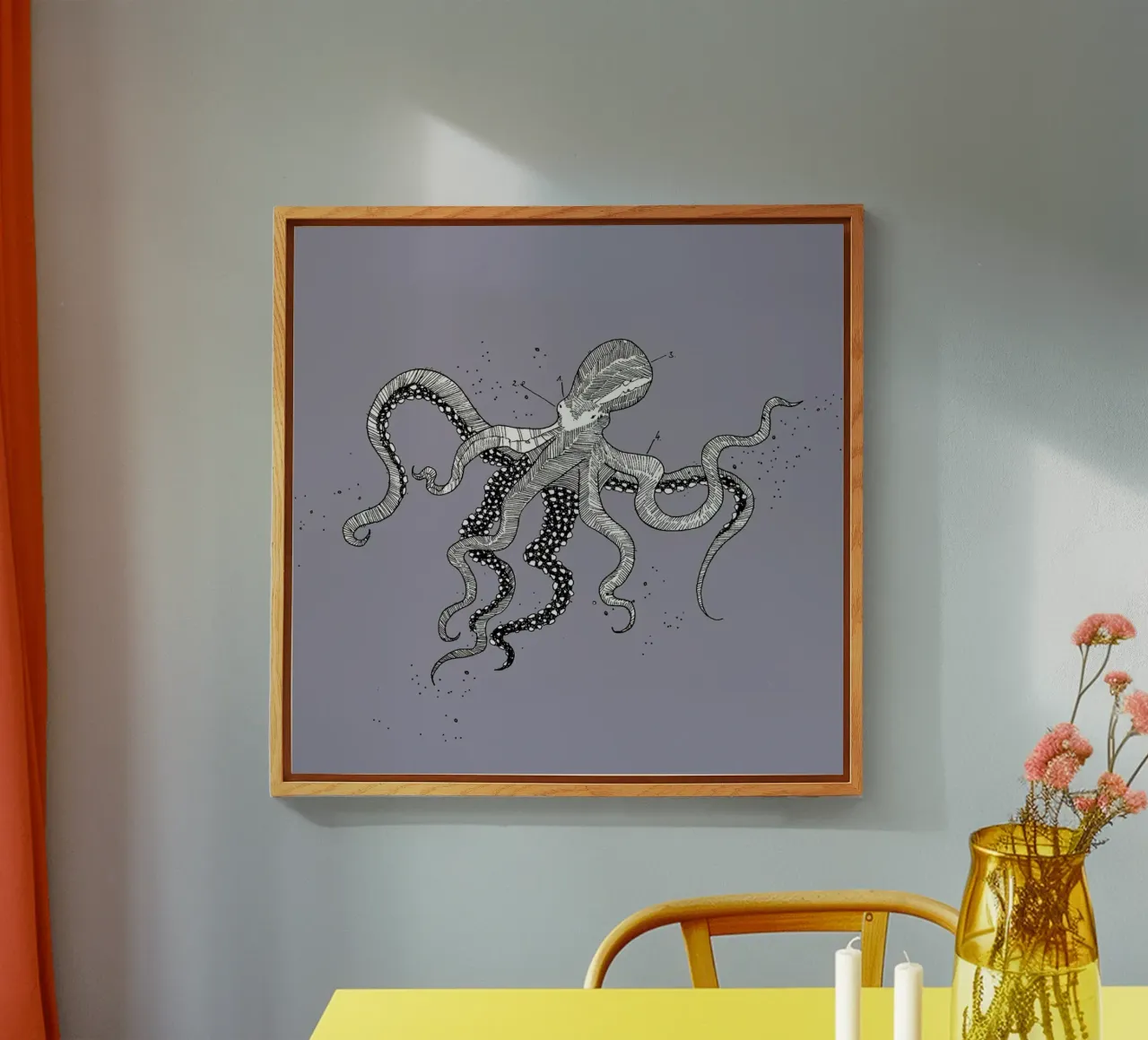 Octopus plexiglass da Anika Merten