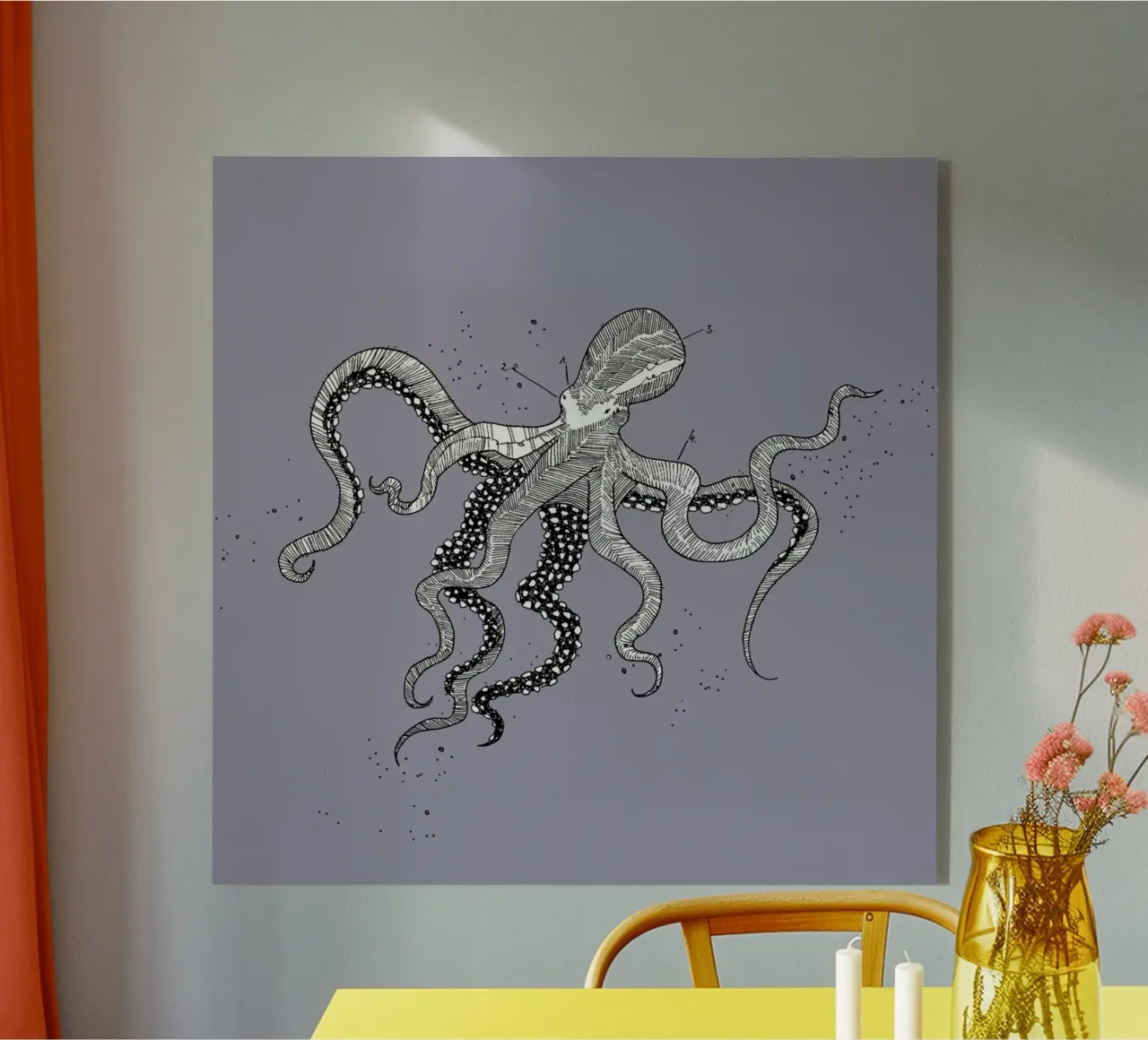 Octopus plexiglass da Anika Merten