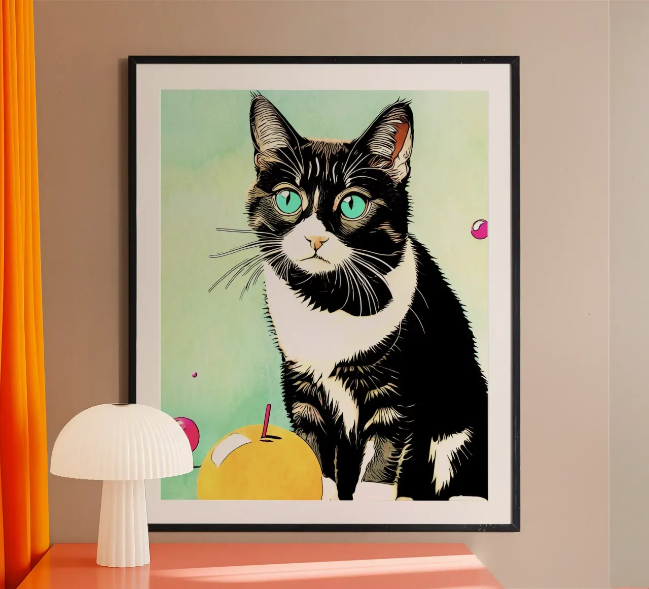 GattoMela poster da ZAMART - PopArt