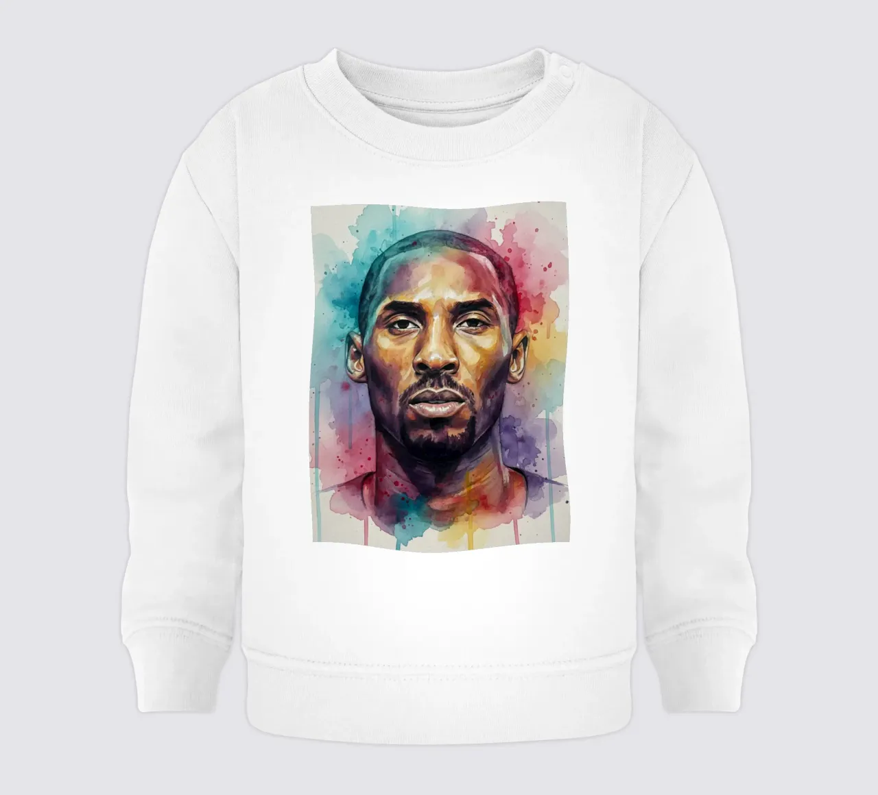 Arte astratta colorata di Kobe Bryant felpa neonato da Kalis