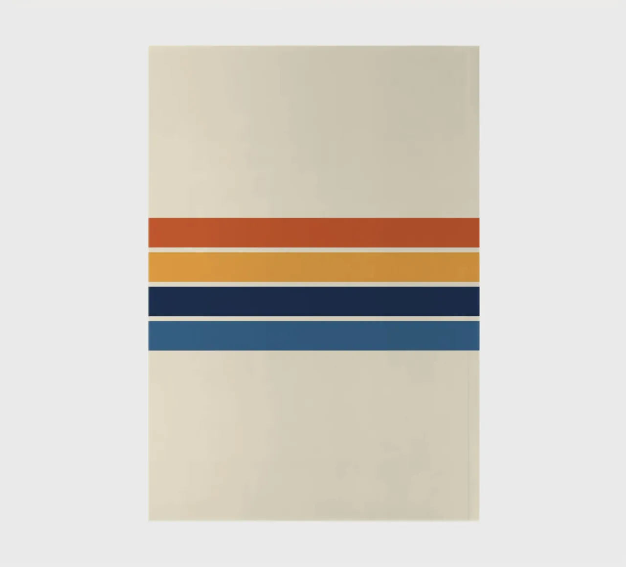 Retro Stripes Pattern 01 notebook by Altruist Studio