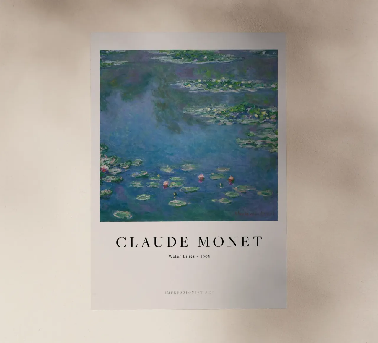 Monet - Ninfee pellicola backlit da clay bobby