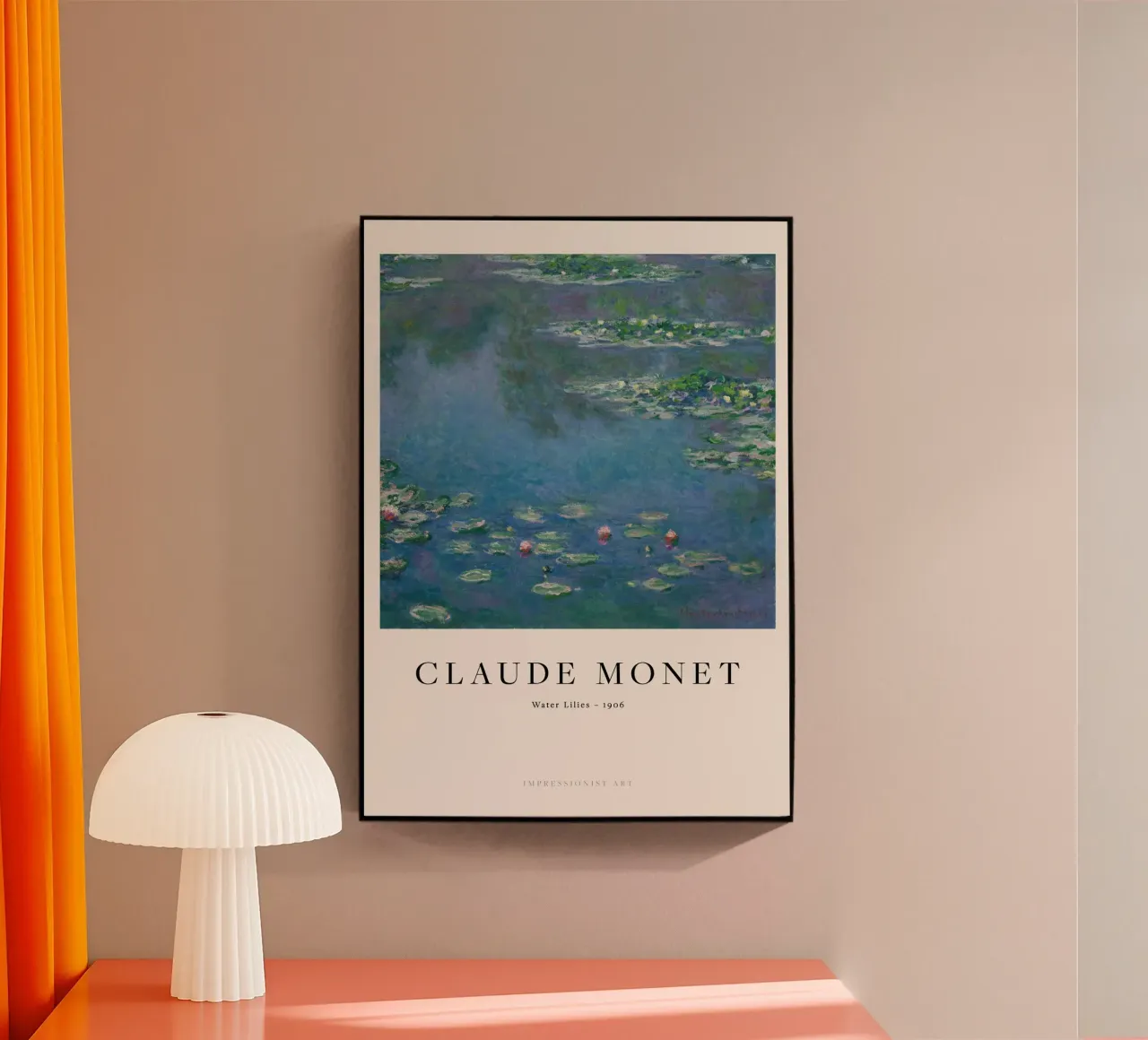 Monet - Ninfee plexiglass da clay bobby
