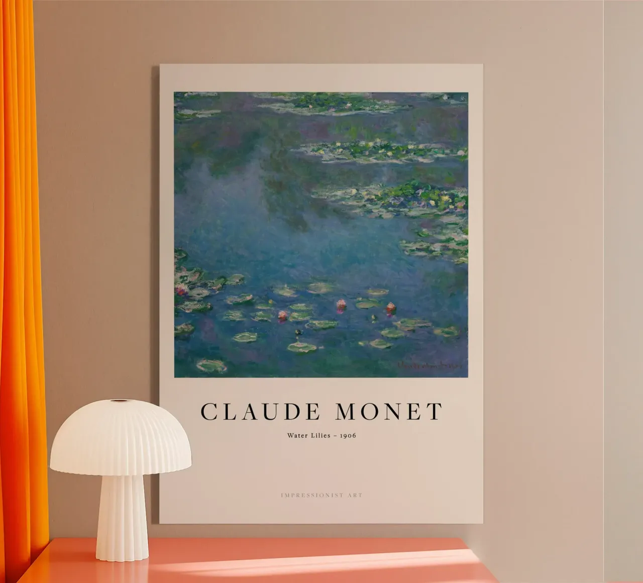 Monet - Ninfee plexiglass da clay bobby