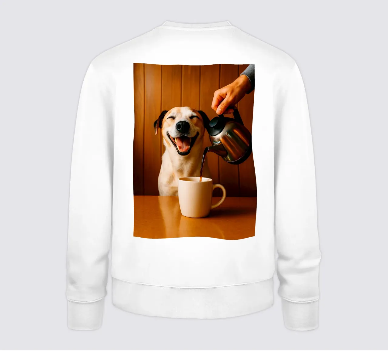 sorriso cane e caffè felpa da tamarind