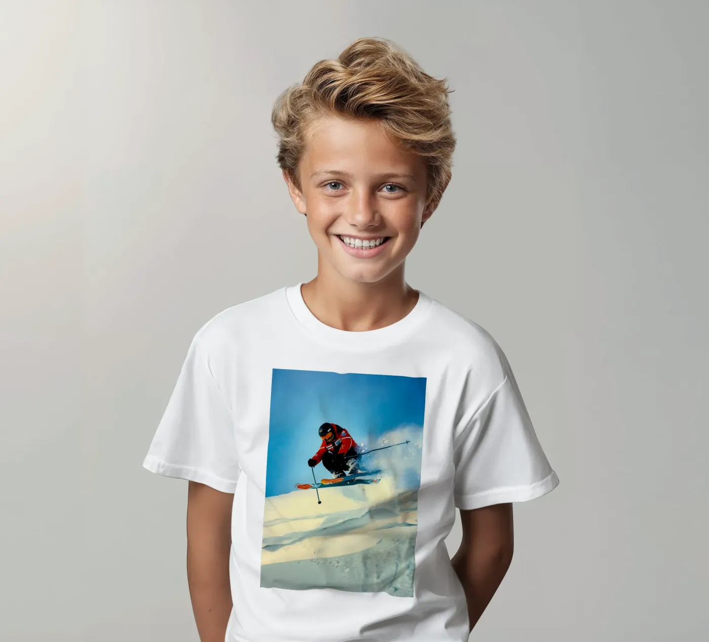 ski t-shirt bambini da tamarind