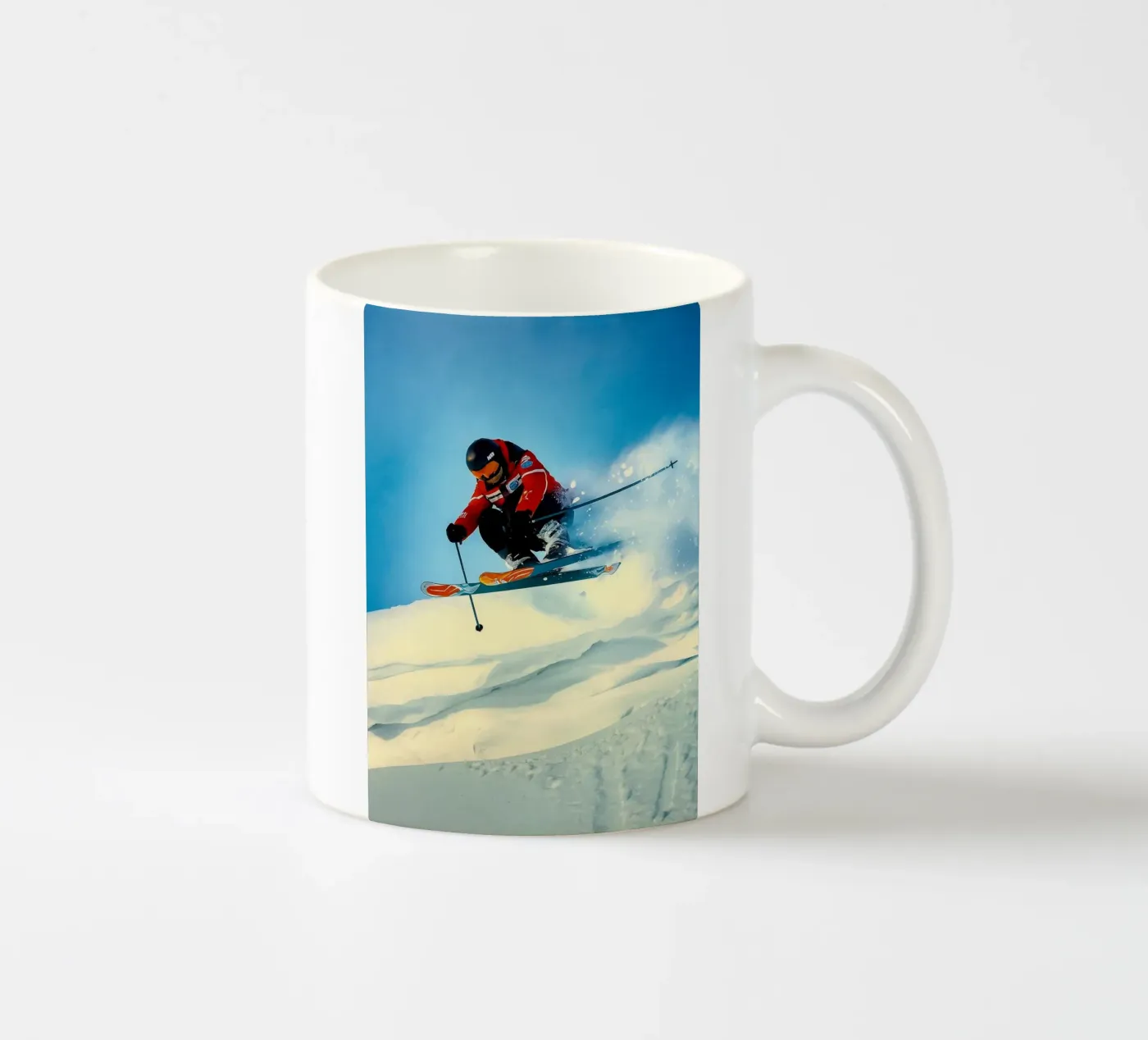 ski ceramic mug by tamarind