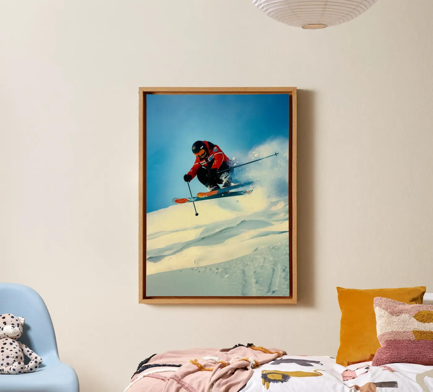 ski canvas by tamarind