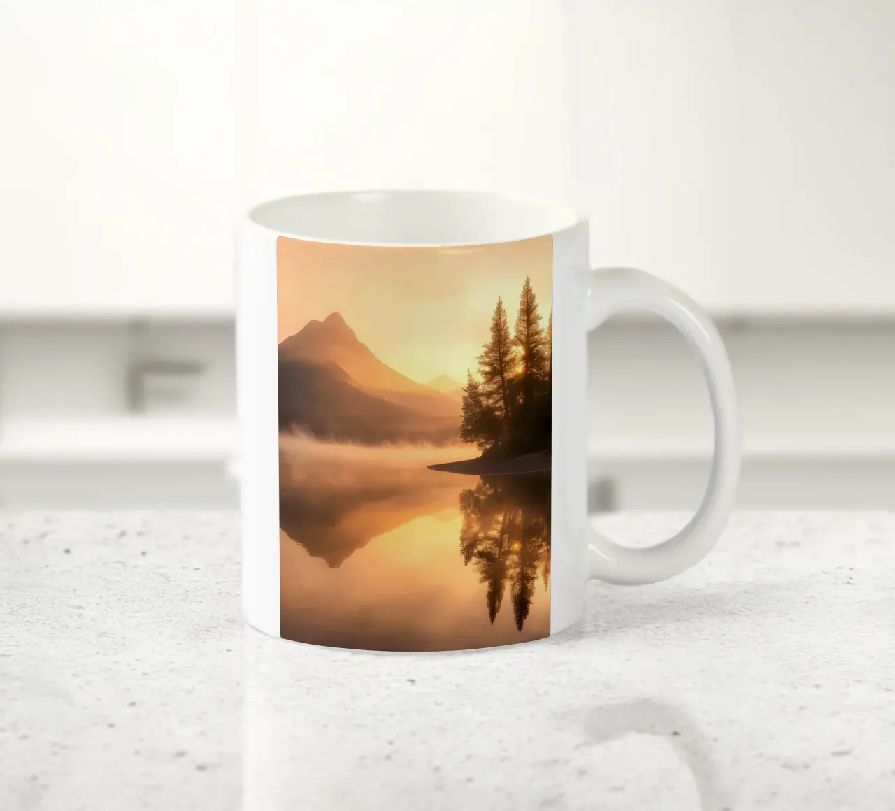 Riflesso dell'alba tazza in ceramica da luxi&lace