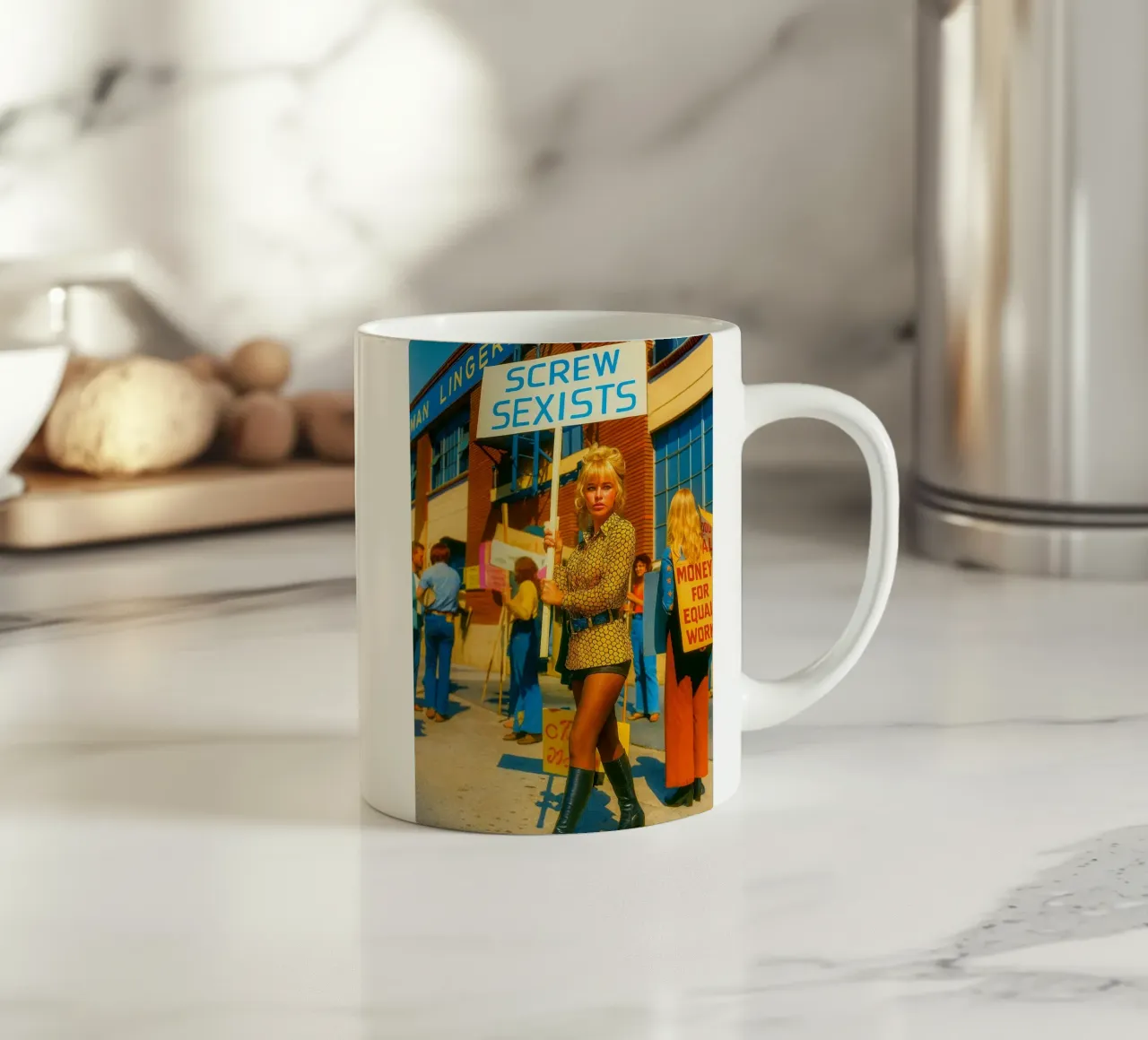 fanculo alle donne sessiste tazza in ceramica da tamarind