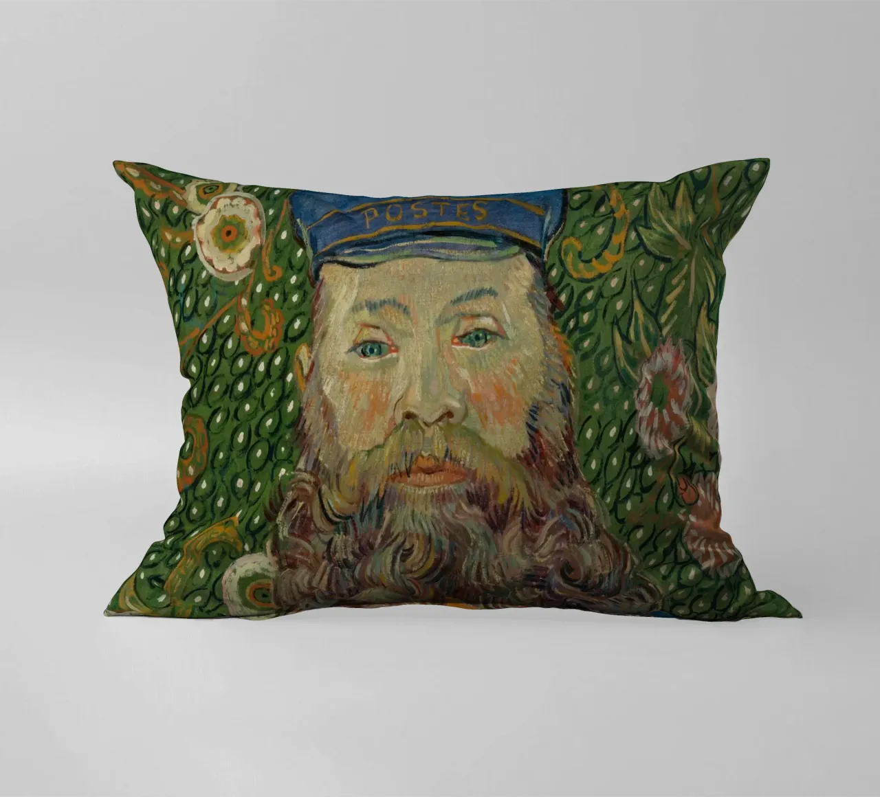 Vincent van Gogh - Ritratto di Joseph Roulin cuscino da Timeless Artworks