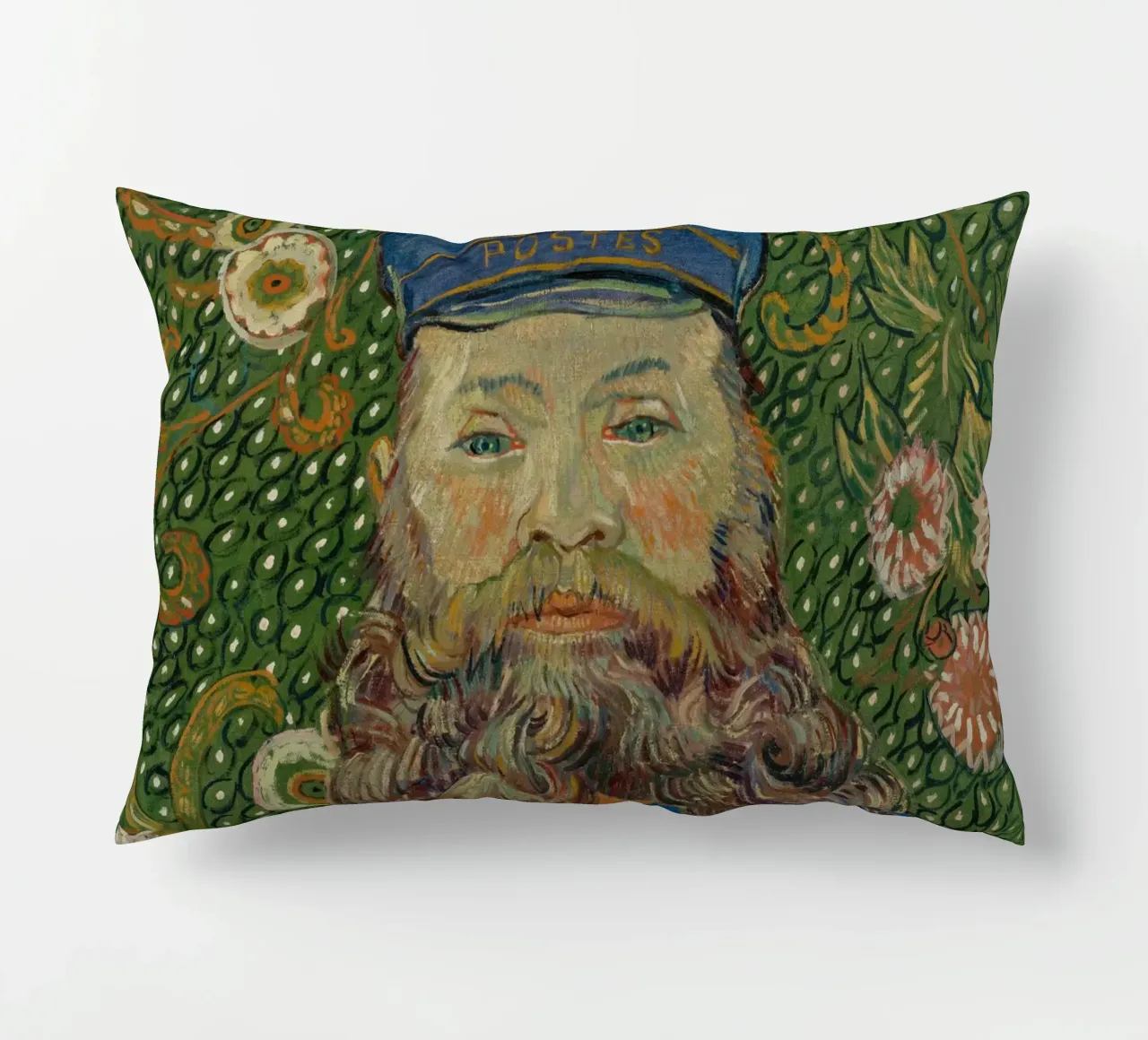 Vincent van Gogh - Ritratto di Joseph Roulin cuscino da Timeless Artworks