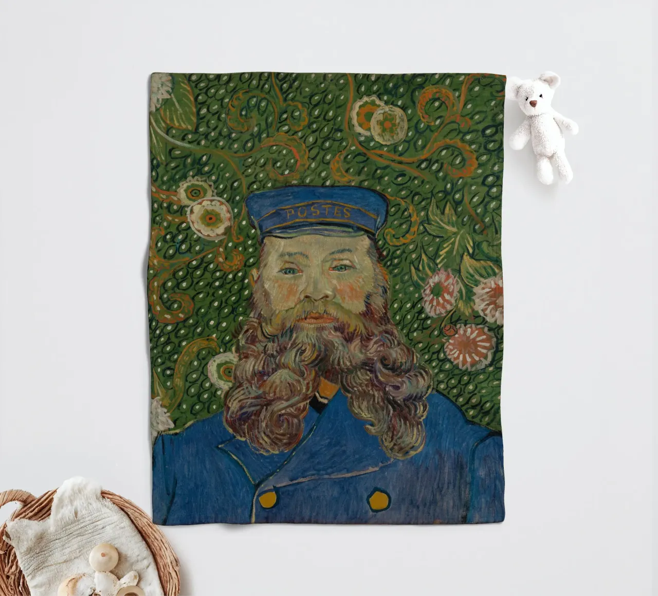 Vincent van Gogh - Ritratto di Joseph Roulin coperta in pile da Timeless Artworks