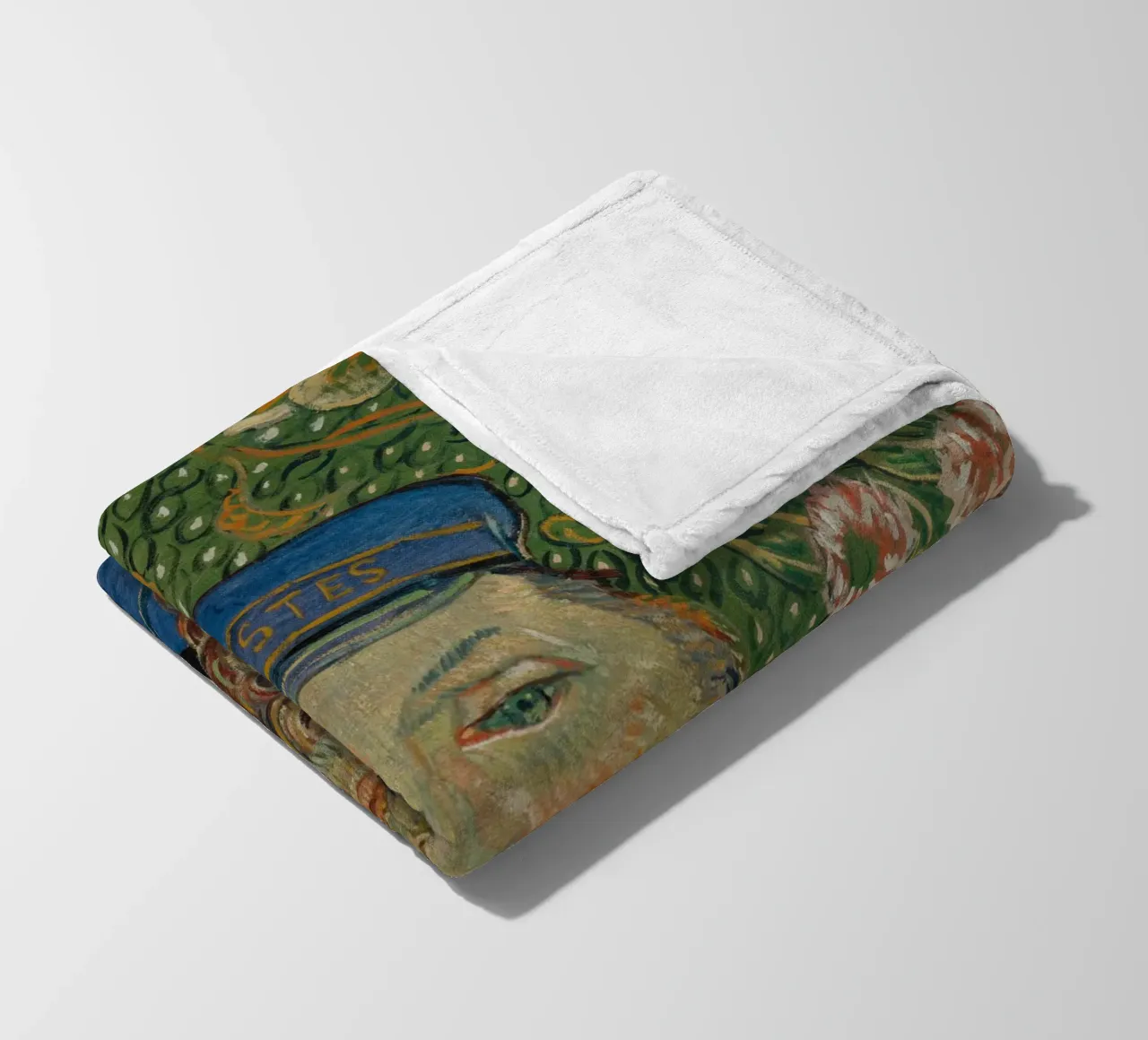 Vincent van Gogh - Ritratto di Joseph Roulin coperta in pile da Timeless Artworks