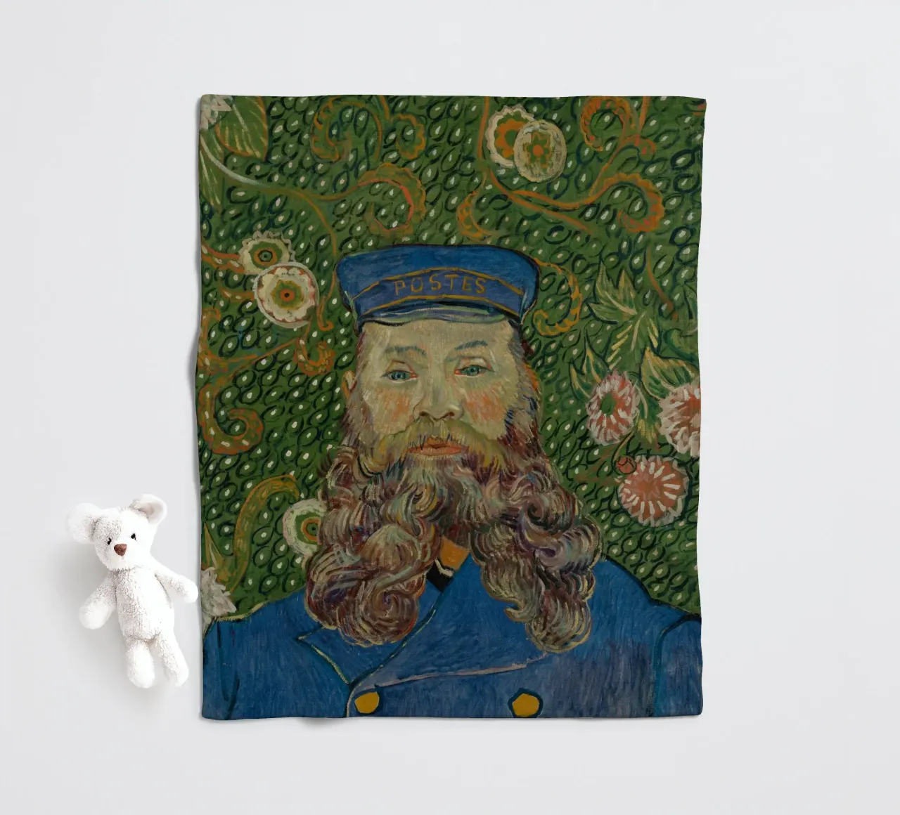 Vincent van Gogh - Ritratto di Joseph Roulin coperta in pile da Timeless Artworks