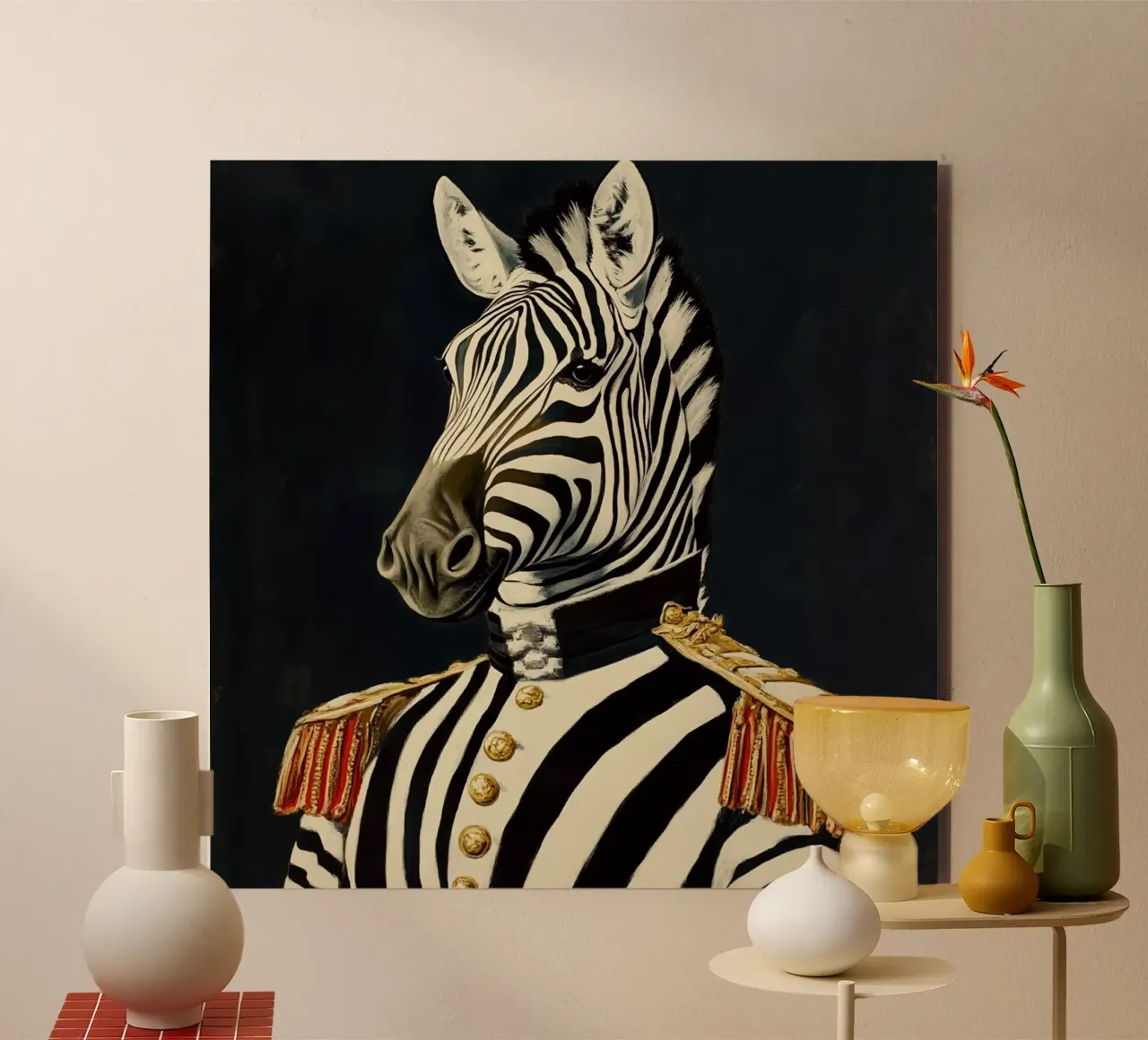 Colonel Zebra alluminio dibond da NORDLICHT DESIGNS