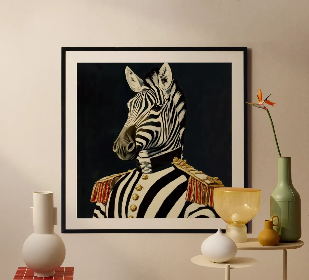 Colonel Zebra carta hahnemühle da NORDLICHT DESIGNS
