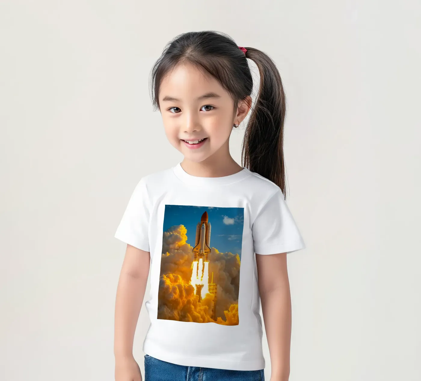 fusée spatiale t-shirt enfant de tamarind