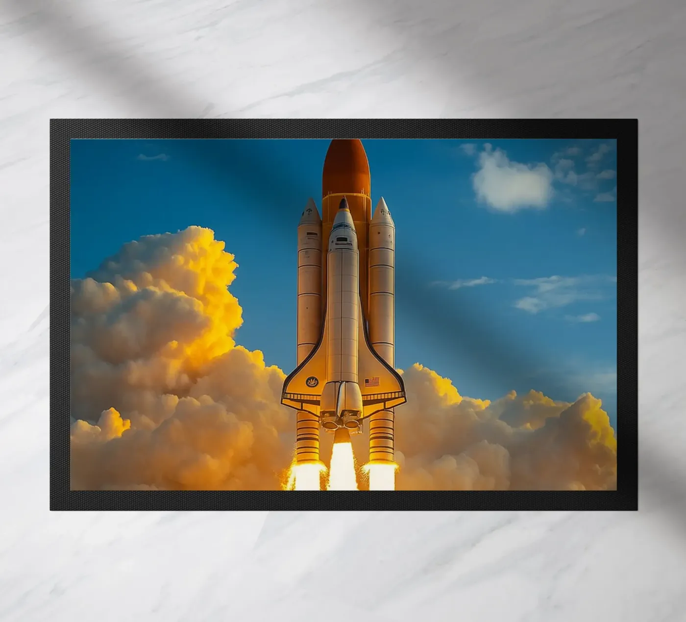 spaceship rocket paillasson de tamarind