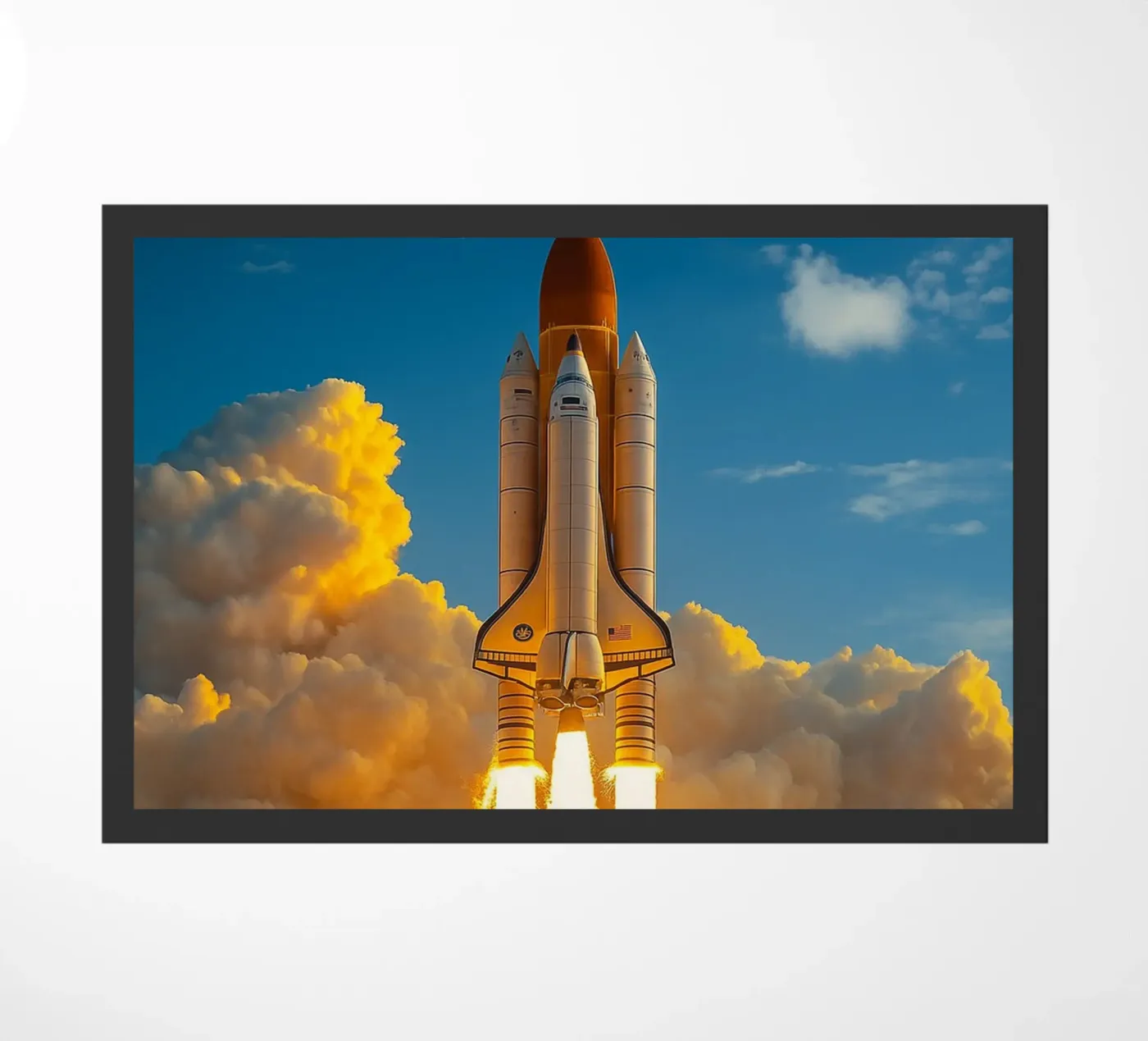 spaceship rocket paillasson de tamarind