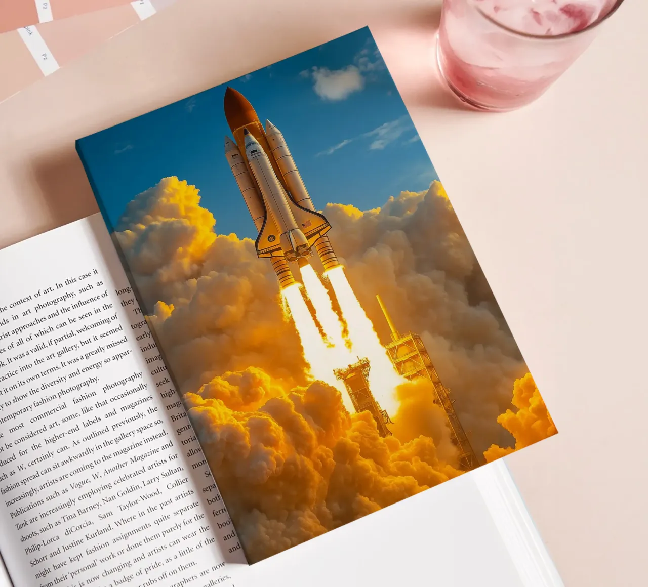 spaceship rocket notebook by tamarind