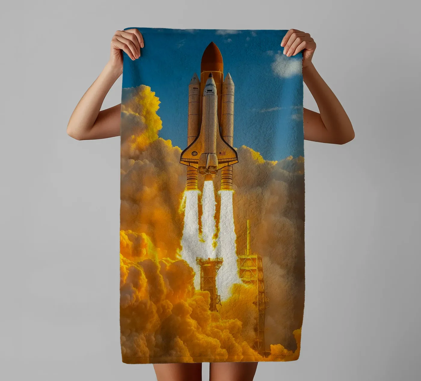 fusée spatiale serviette de bain de tamarind
