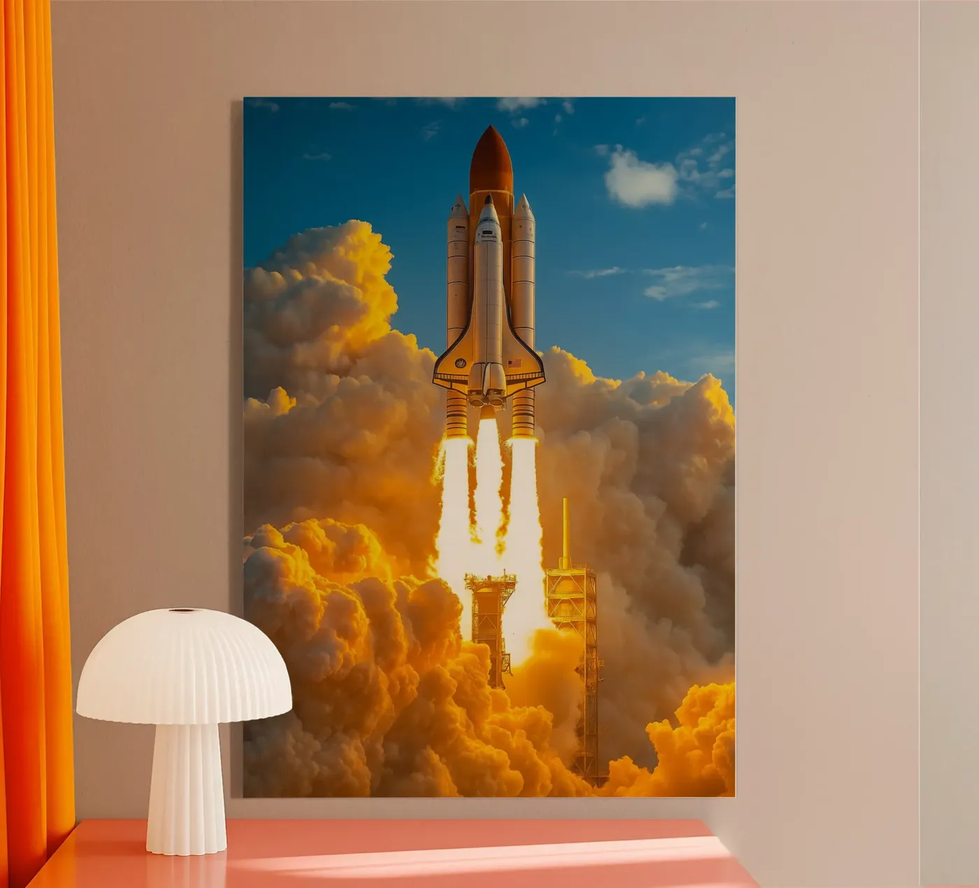 spaceship rocket Acryl-Glas von tamarind