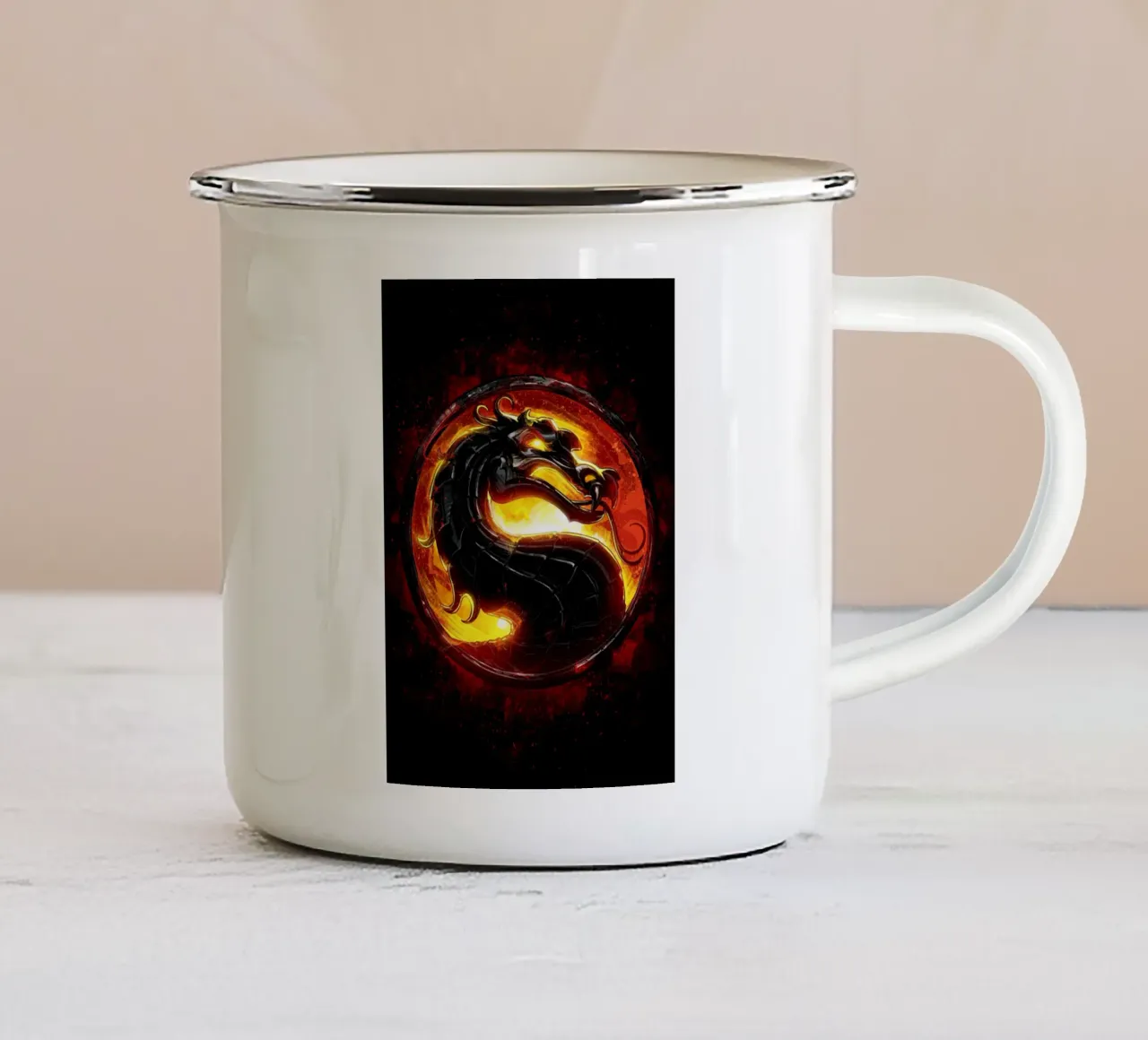 Mortal Kombat tazza in smalto da nabakumov