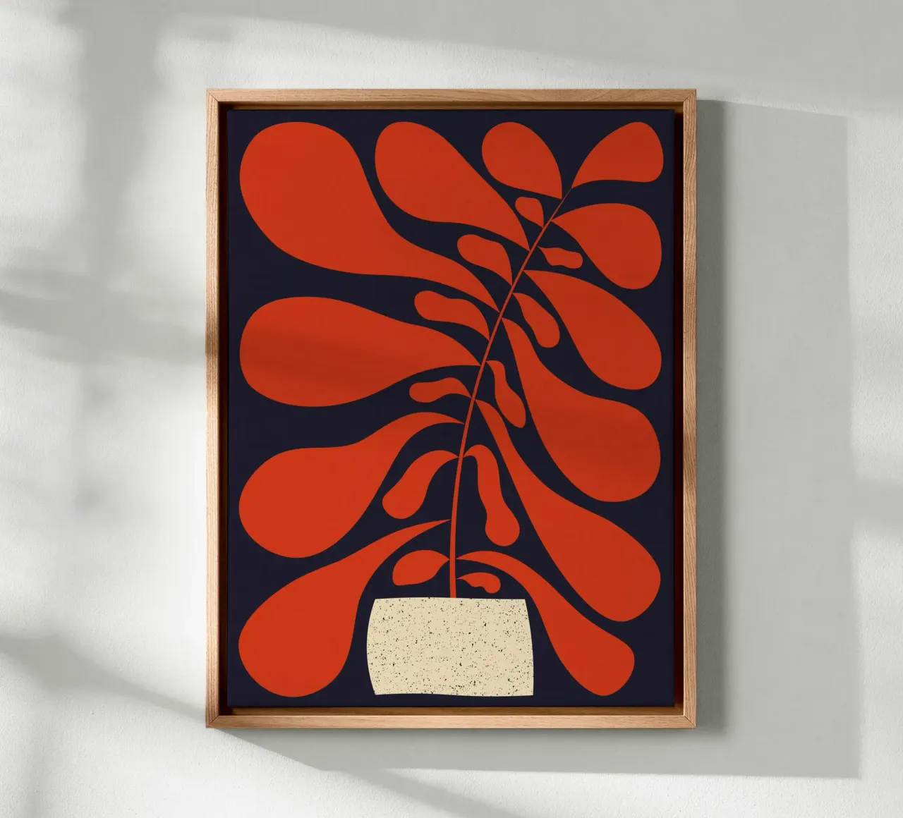 Alisa Galitsyna - Lazy Plant tela con Cornice a cassetta da The Artcircle
