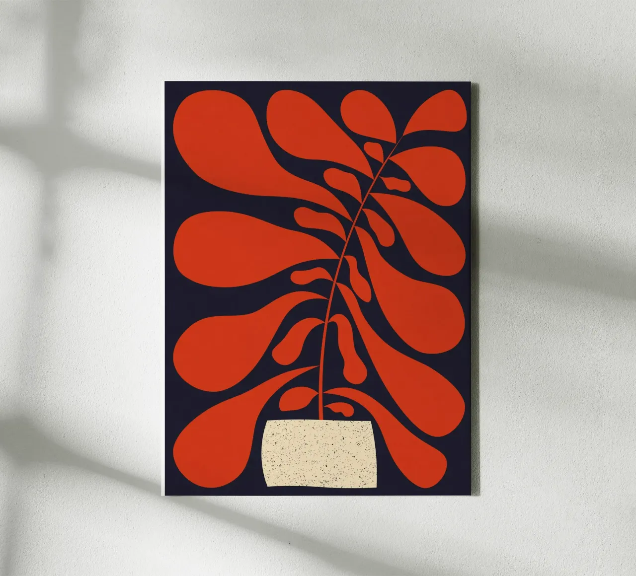 Alisa Galitsyna - Lazy Plant tela con Cornice a cassetta da The Artcircle