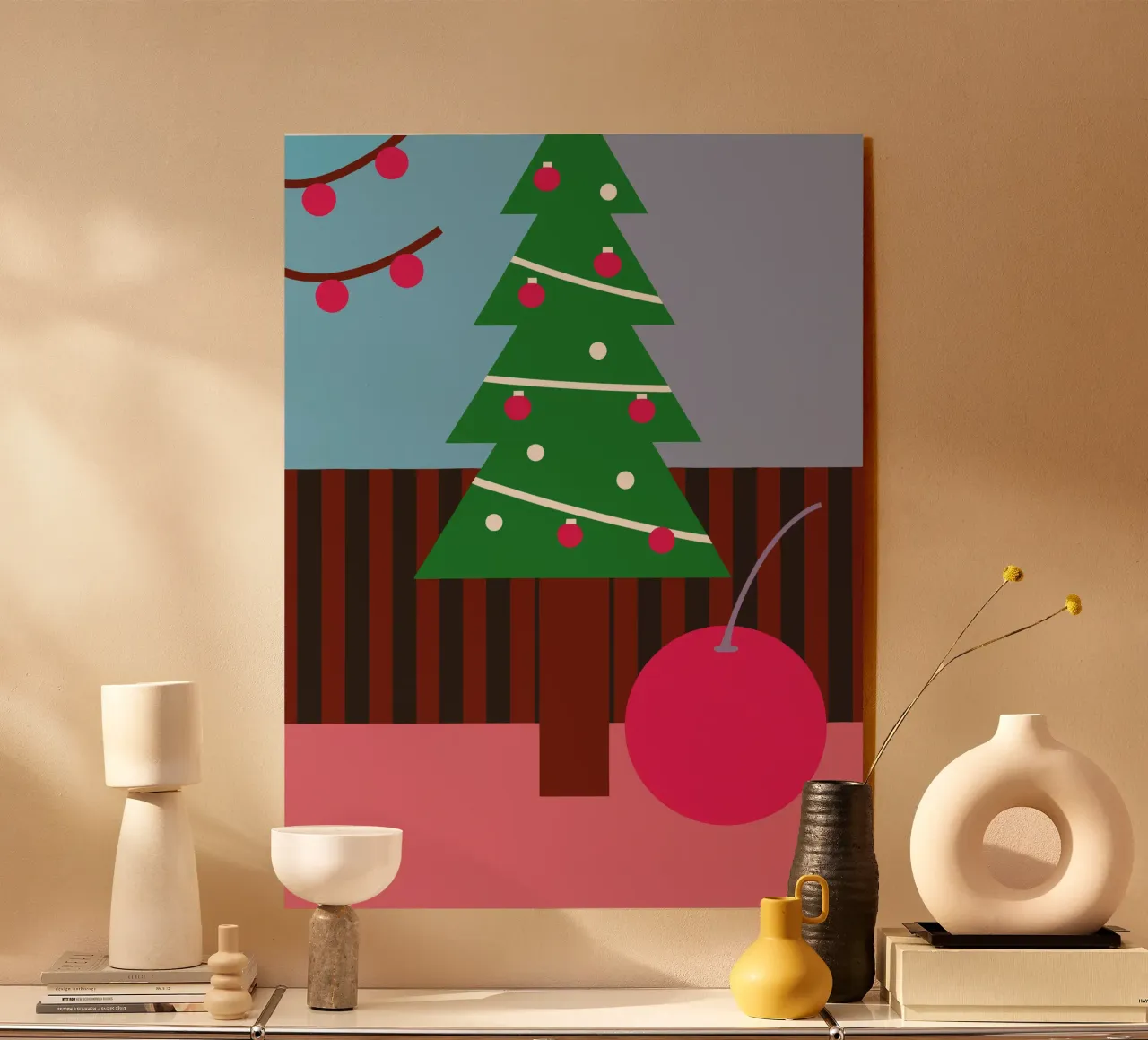 Albero di Natale e ciliegie plexiglass da LOOK DIFFERENT